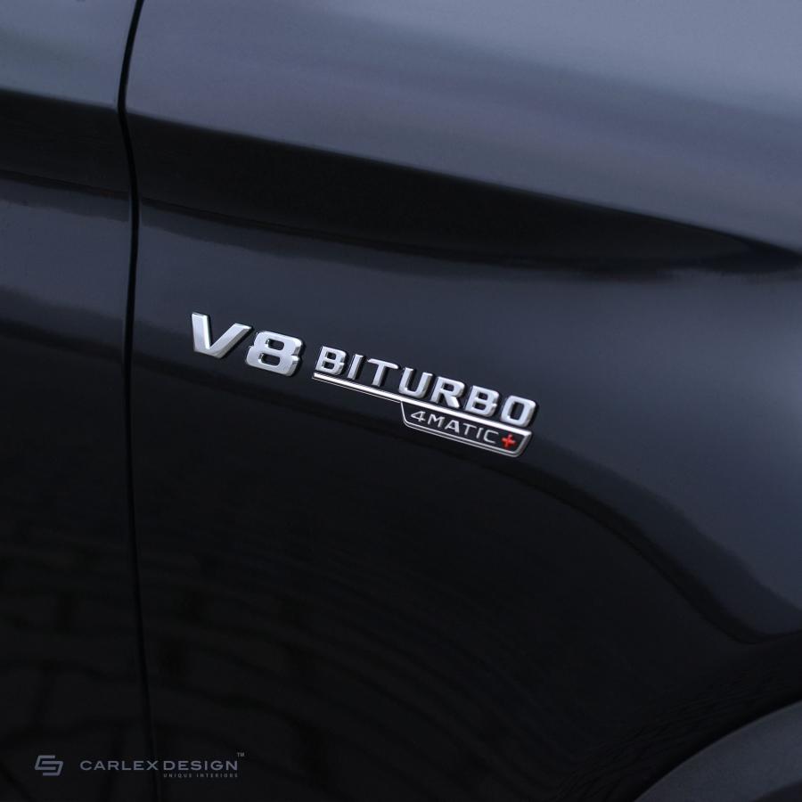 Логотип Mercedes-AMG GLC63 S 4Matic+ by Carlex Design 2019 года  (фото 2 из 4)